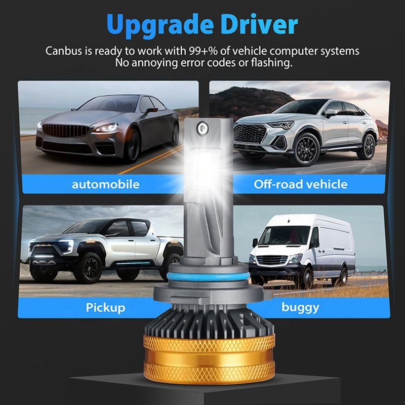Wholesale HB3 LED Headlights 13000LM 130W High Low Beam LED Car Light Bulb H4 H7 Car Headlamp 6000K Canbus