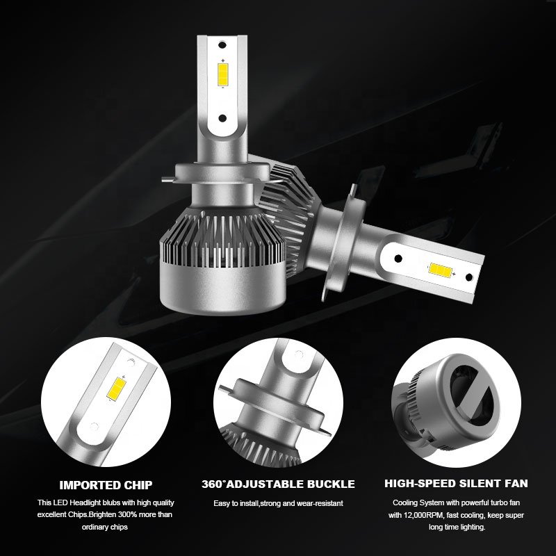 Daylead Good Price Car LED Headlight Bulbs 9005 9006 H1 H4 H7 H11 8000lm LED Headlights