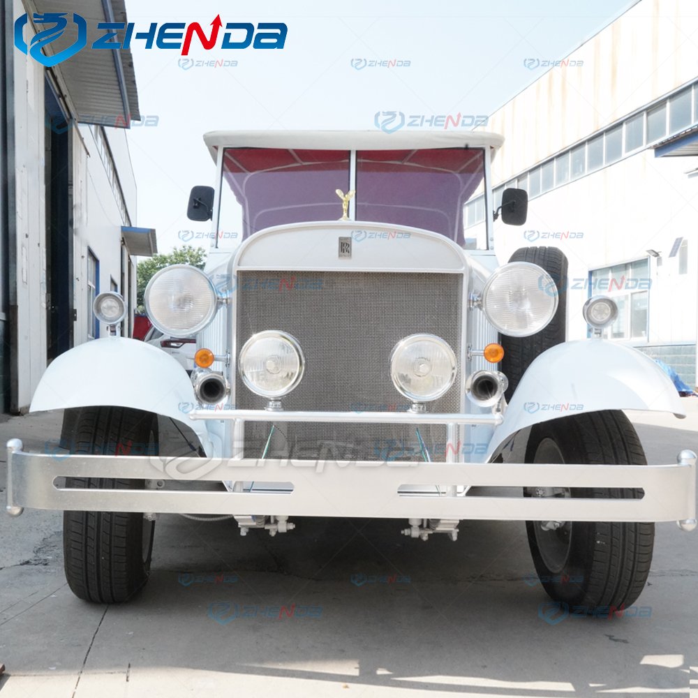 White New New Discount Scenic Spot Sightseeing Retro Car/electric High -performance Classic Car for Sale