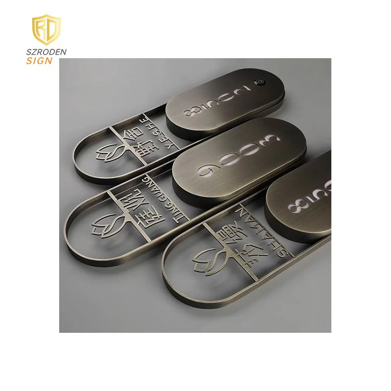 House Numbers Solar Powered Address Sign LED Illuminated Outdoor Metal Doorplate Lighted up for Home Yard Street