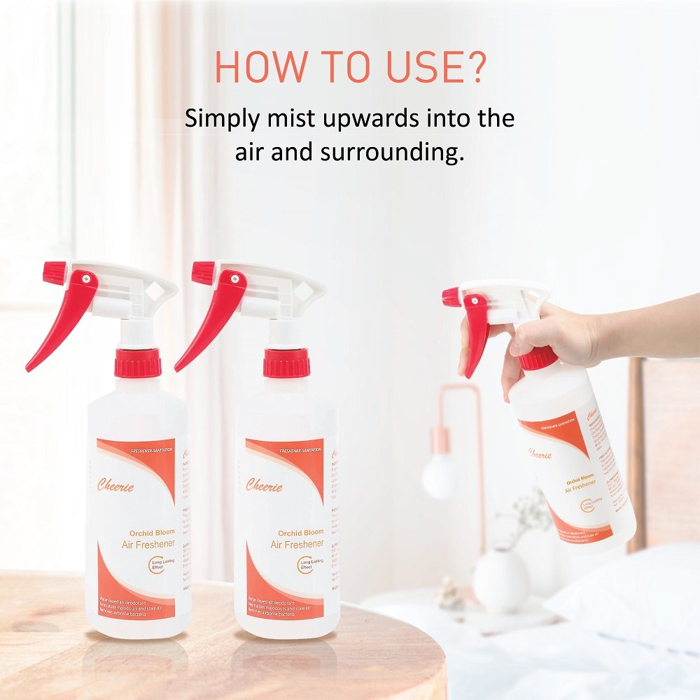 Best Price 500ml Air Freshener Orchid Bloom Lavender Fragrance Long-Lasting Aerosol Liquid Cars Homes Offices Bathrooms-Spray