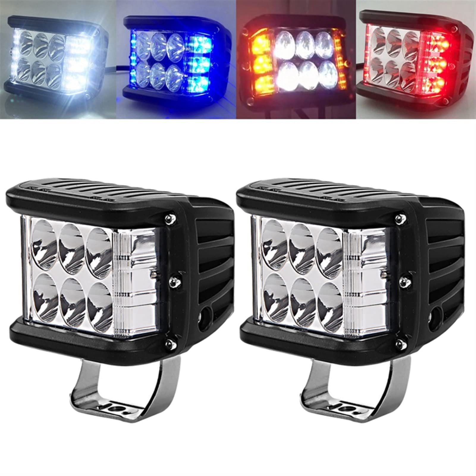 Roof Warn Lights Beacon Bus Mini Rgbw 42 Inch Cob 9X7 Car Led Obd Red 12V W5W Strobe Light