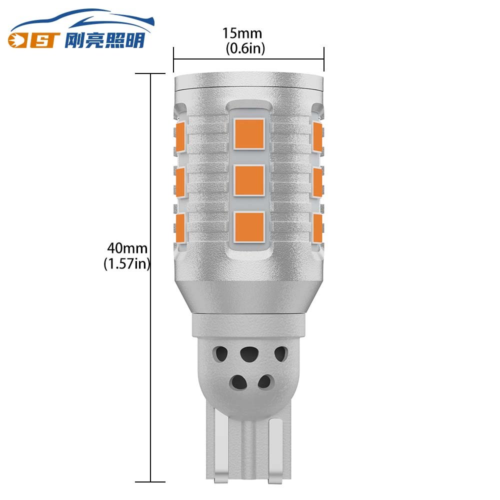 2023 New Model OEM Factory 17smd 3030chips 7w 9-24v 720 Lumen 6000k 0.55A W16W With Canbus LedT15 for Automotive