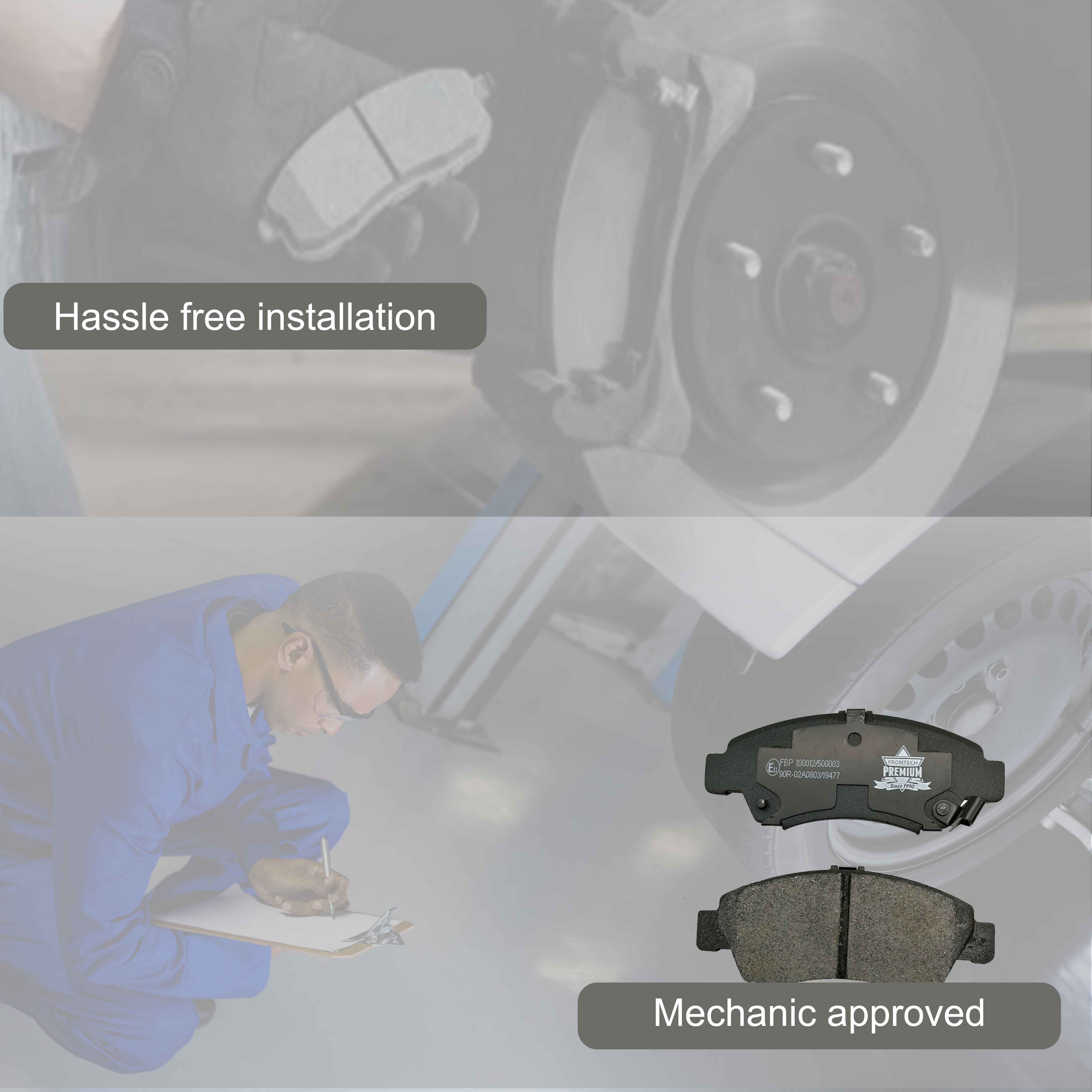 Frontech Factory Wholesale Auto Car Disc Break Pads Car Brake Pad for camry for Asimco 04465-06080