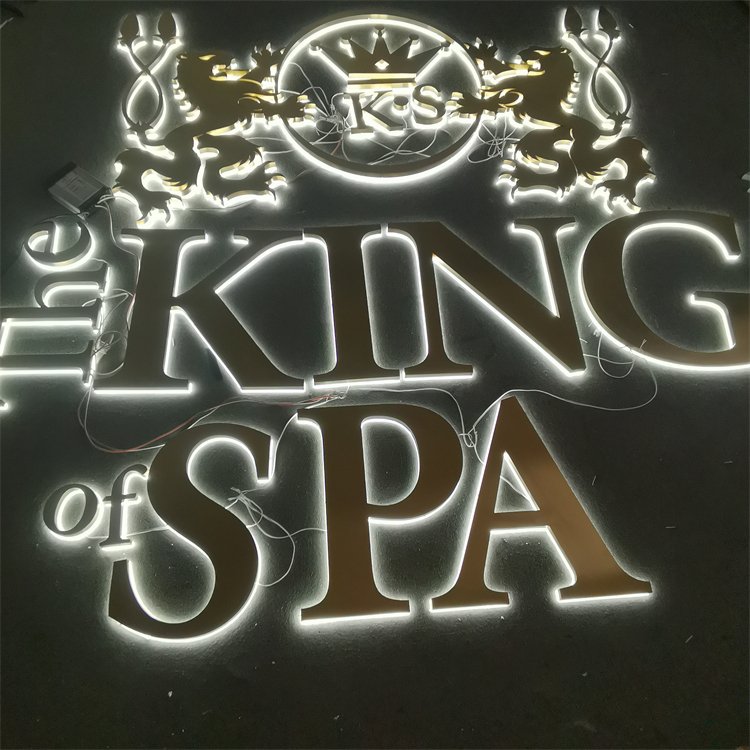 Outdoor 3D Letter Channel Light Backlit Sign Acrylic Signboard Business Logo Custom Led Illuminated Signs Neon for Storefront