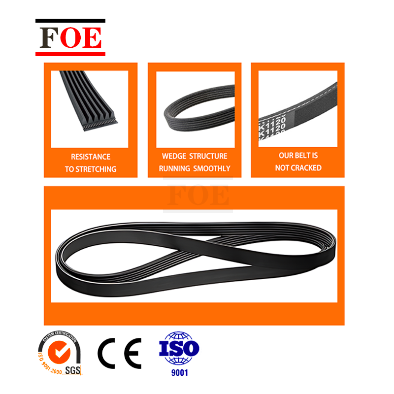 FOE Fan Belt V-Ribbed Belt Bando OE Quality 6PK2230 1 120 198 9091602404 for ALTIMA