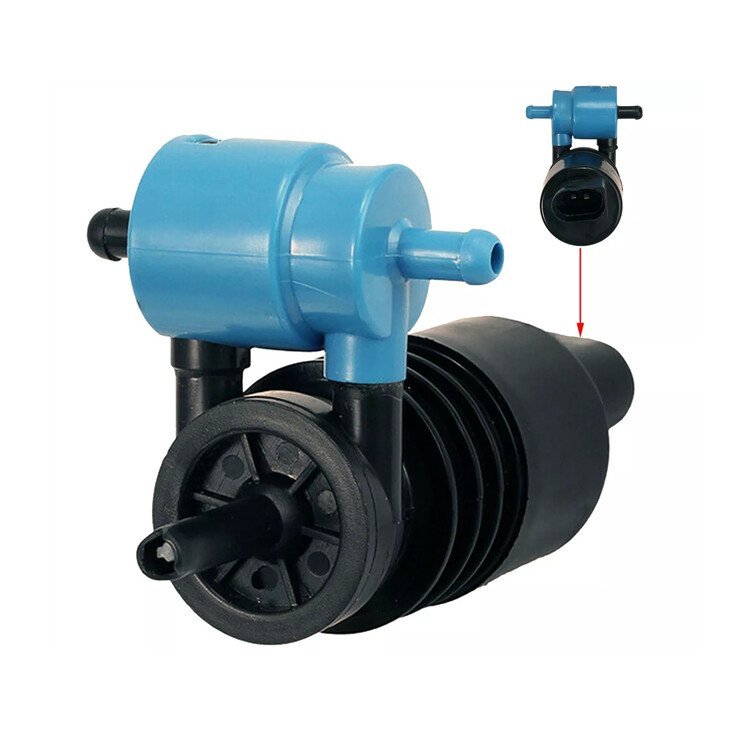 Windshield Washer Pump 1KD955651A 1J0955665 333955651 for Audi A3 A4 B5 B6 B7 B8 A6 C5 C6 VW Mk4 Mk7 Golf Yomi Wholesale