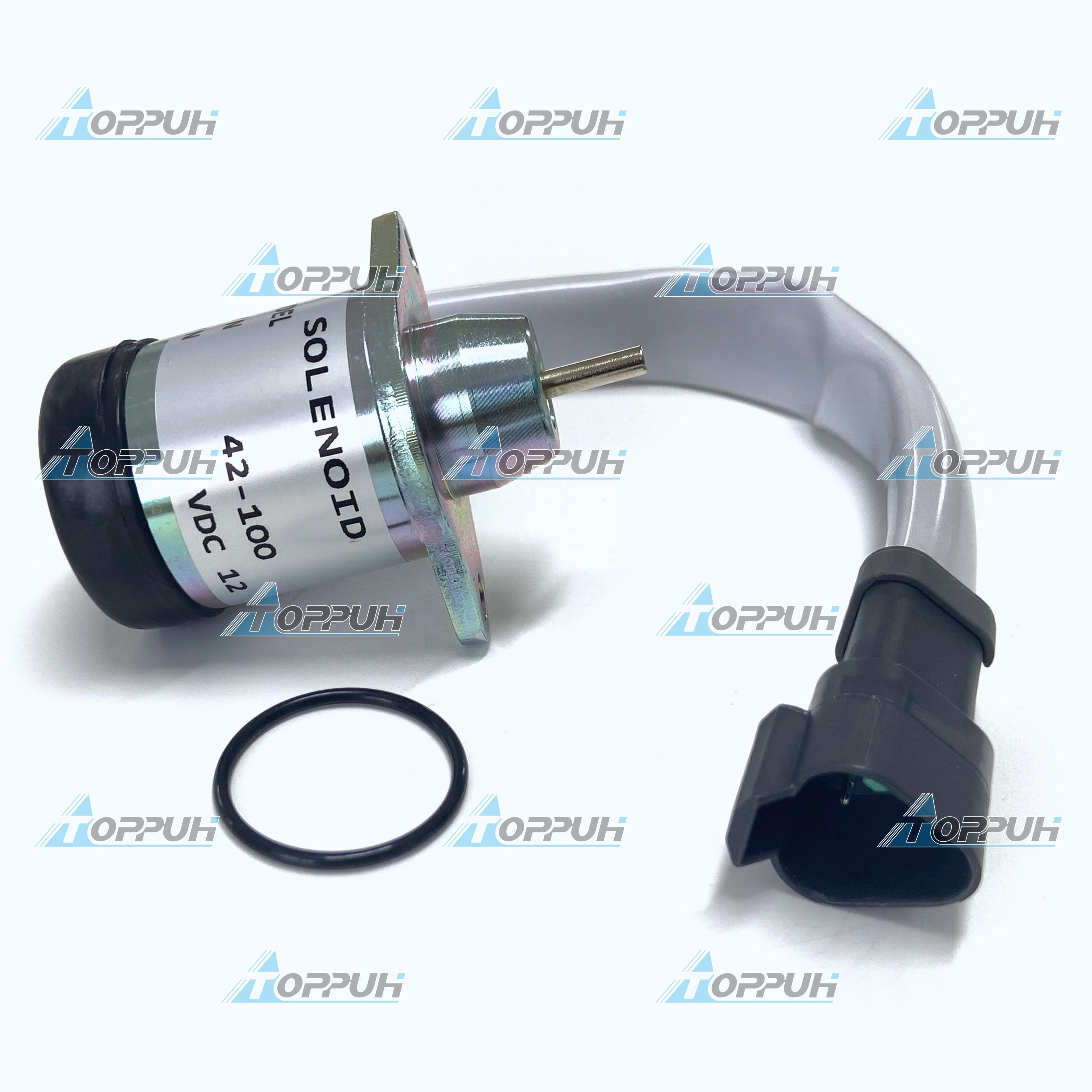 12V Stop Solenoid 41-9100 for Thermo King and Yanmar Engines 1500-3076 1500-3024 419100 Solenoid Valve 42-100