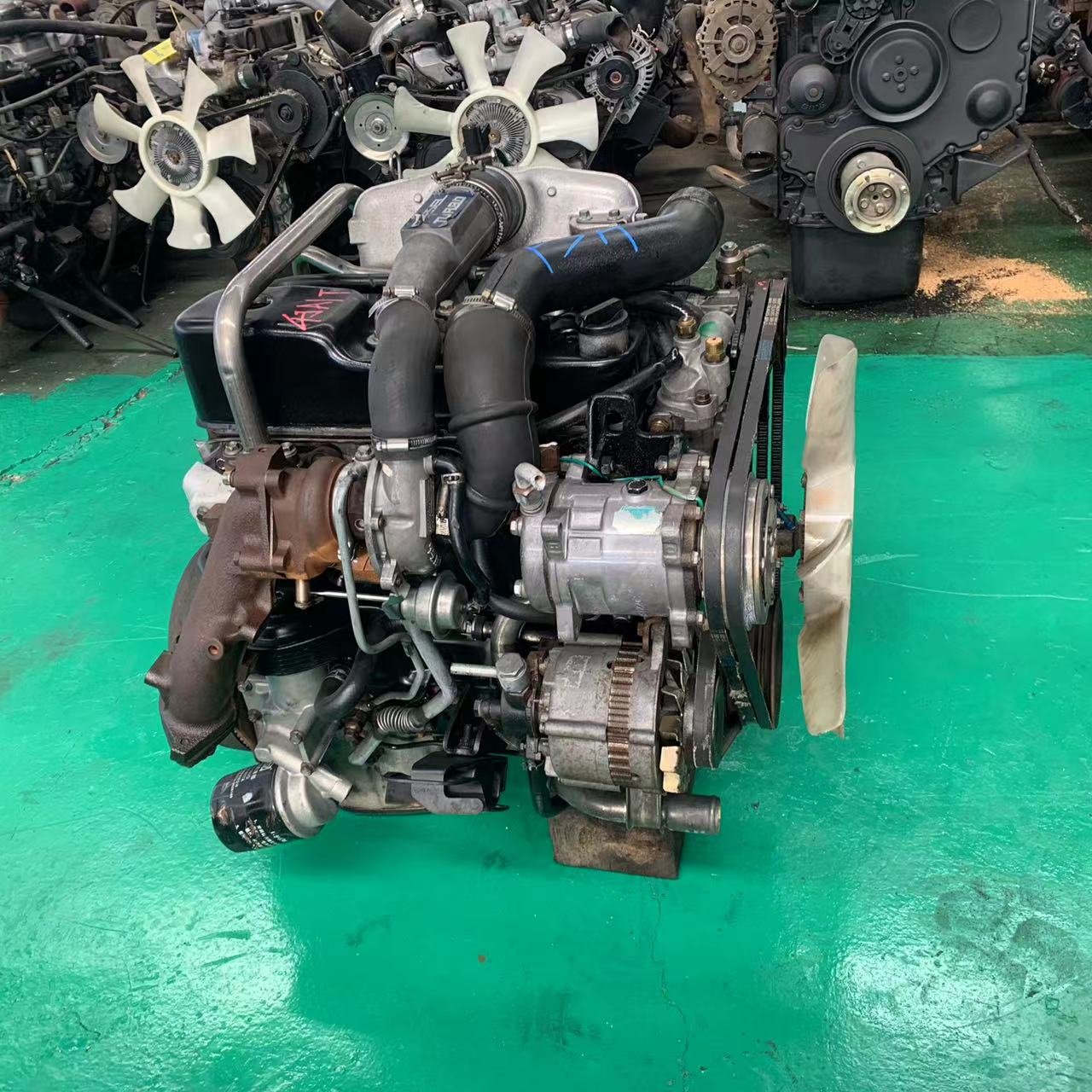 Second-hand Original Japanese Complete diesel Engine for Isuzu 4JA1 4JA1T Engine for Pickup. Truck