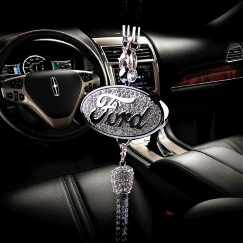 2019 New Customization Duplex Car Pendant with Round Shape for Sublimation Printing Alloy Car Charm Hanging Pendant