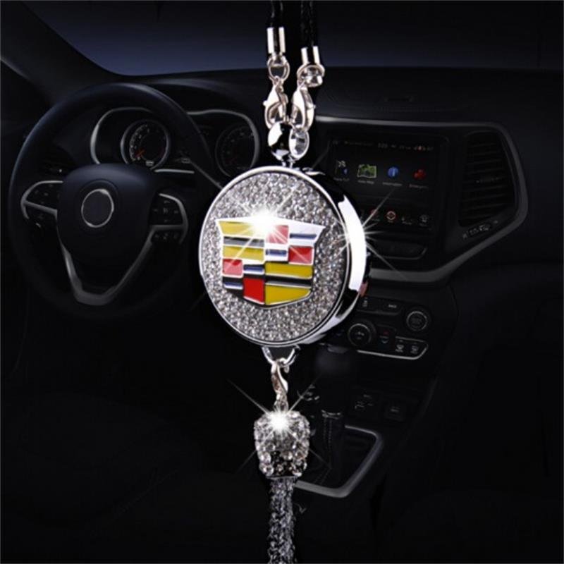 2019 New Customization Duplex Car Pendant with Round Shape for Sublimation Printing Alloy Car Charm Hanging Pendant