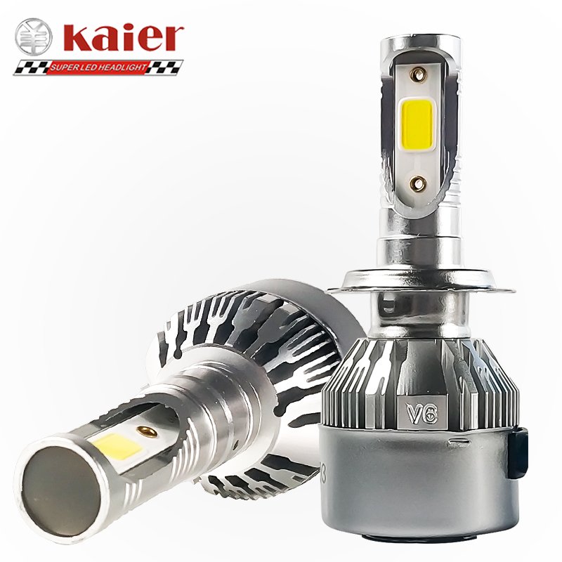 HOT Selling Car Headlight Kaier V11 V6 V8 Led Factory H4 H7 H11 H1 HB3 881 Car Led Headlight Lamp Light Bulb