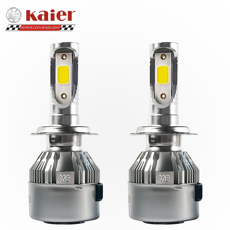 HOT Selling Car Headlight Kaier V11 V6 V8 Led Factory H4 H7 H11 H1 HB3 881 Car Led Headlight Lamp Light Bulb