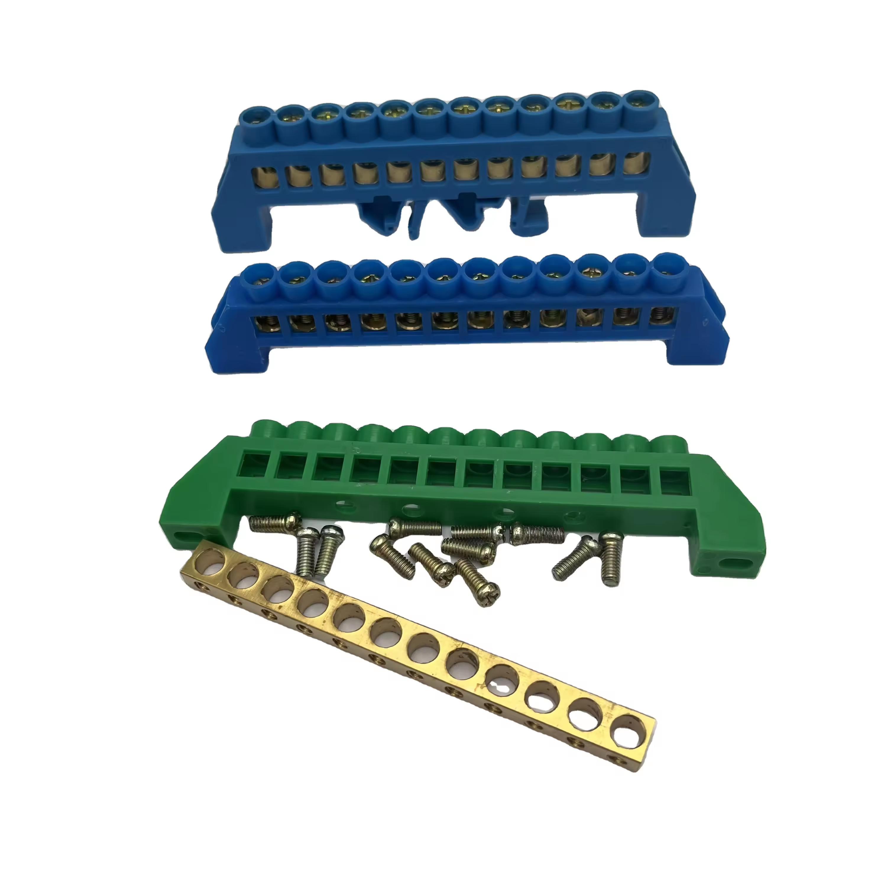Buy Brass Neutral Links and Copper Earth Bus Bar Terminal Blocks Links for Earthing Accessories and Electrical Fittings