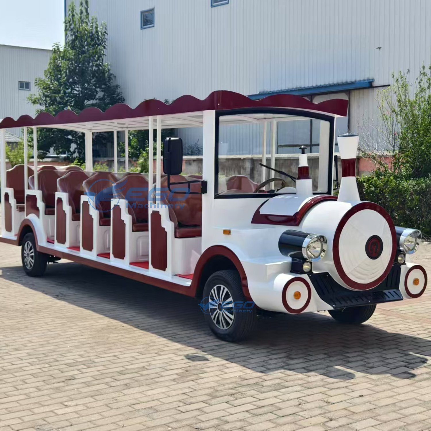 Top Selling Open and Close Style School Electric Travel Sightseeing Passenger Bus for Sale City Electric Sightseeing Bus