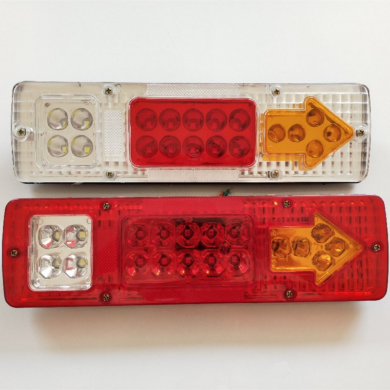 Waterproof Type Square Truck/trailer Tail Light Marker Light Three Color Truck Warning Light