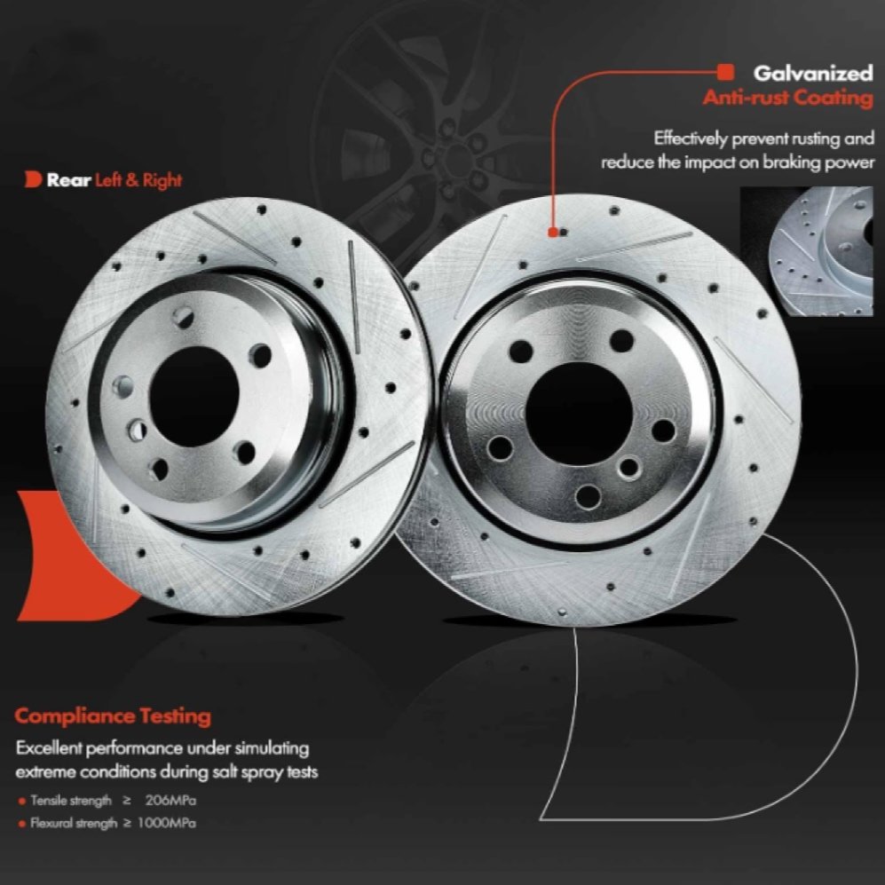 Performance Parts Front Brake Disc Rotors for honda Wave civic