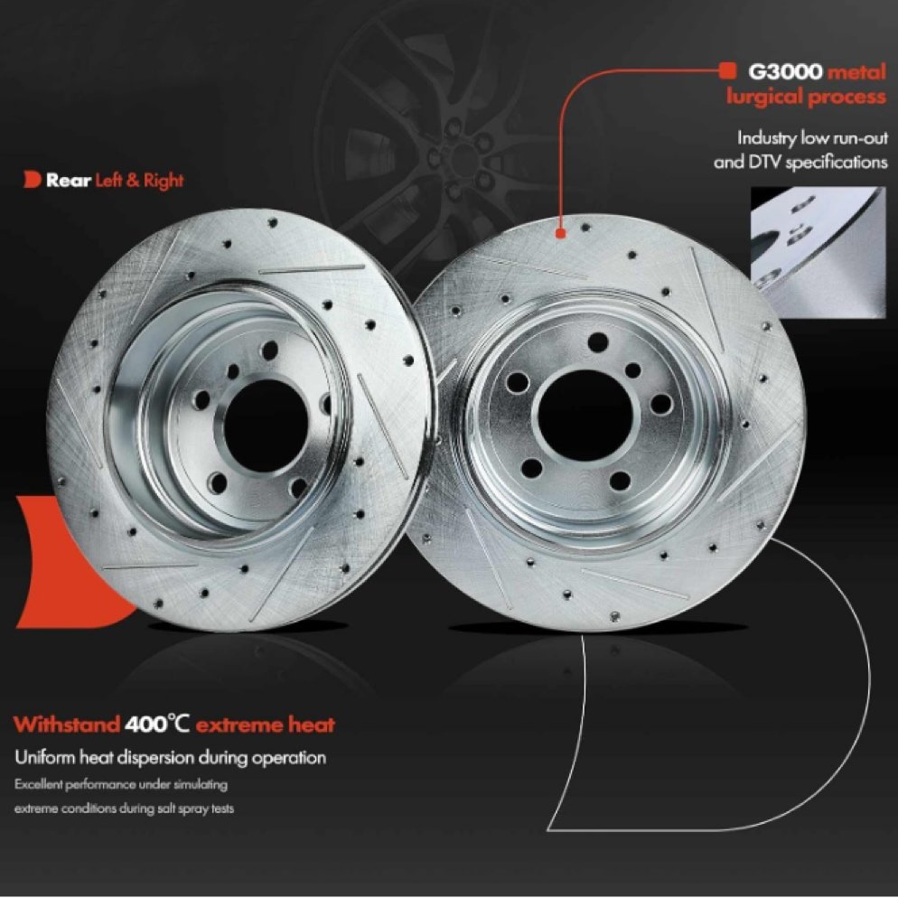 Performance Parts Front Brake Disc Rotors for honda Wave civic