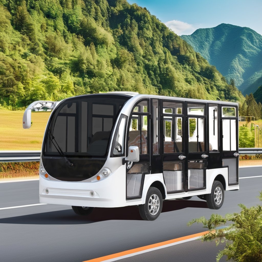 China Factory 4 Wheel 8 Seater Electric Sightseeing Car for Amusement Parks