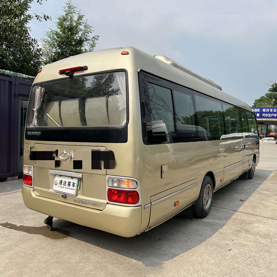 31 Seats 2016 Year Used Feiyan Coaster Bus Left Hand Steering Used Mini Bus Coaster Bus With Electric Engine