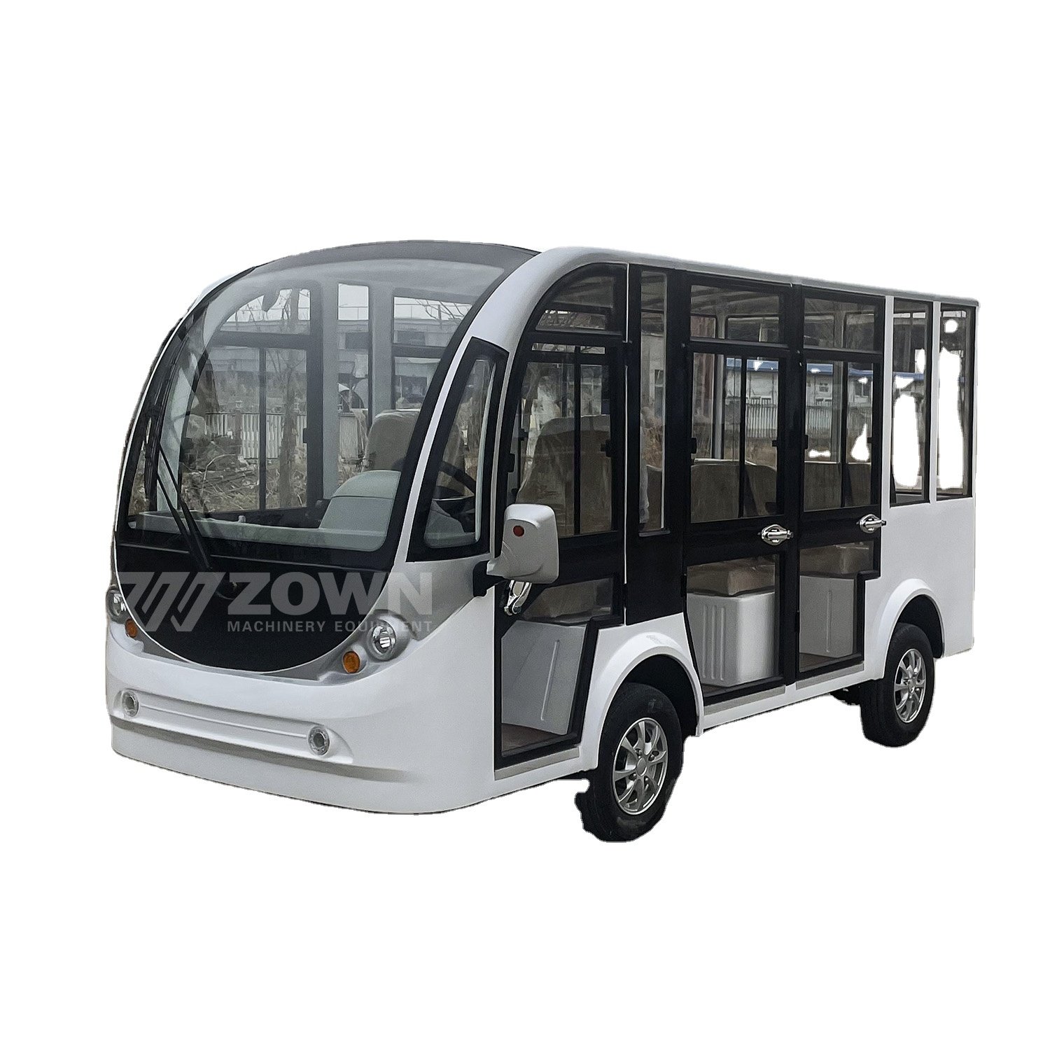Electric Passenger Bus Electric Moving Bus 10 Seat Shuttle Bus Sightseeing Car for Sale