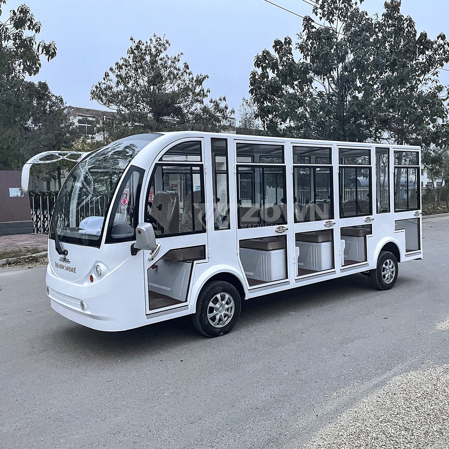 Electric Passenger Bus Electric Moving Bus 10 Seat Shuttle Bus Sightseeing Car for Sale