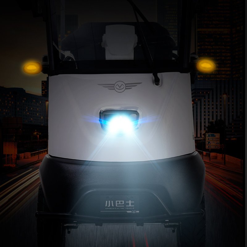 MINIBUSEV X6 Electric Four-wheeler Leisure Scooter to Pick up Children Double Disc Brake with Shed Battery Car