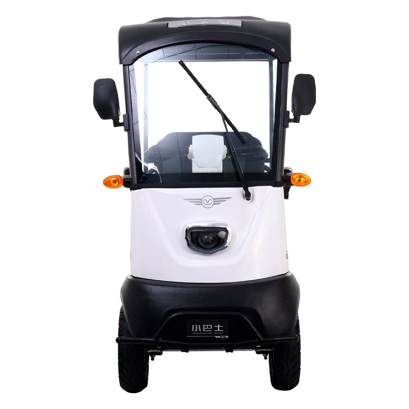 MINIBUSEV X6 Electric Four-wheeler Leisure Scooter to Pick up Children Double Disc Brake with Shed Battery Car