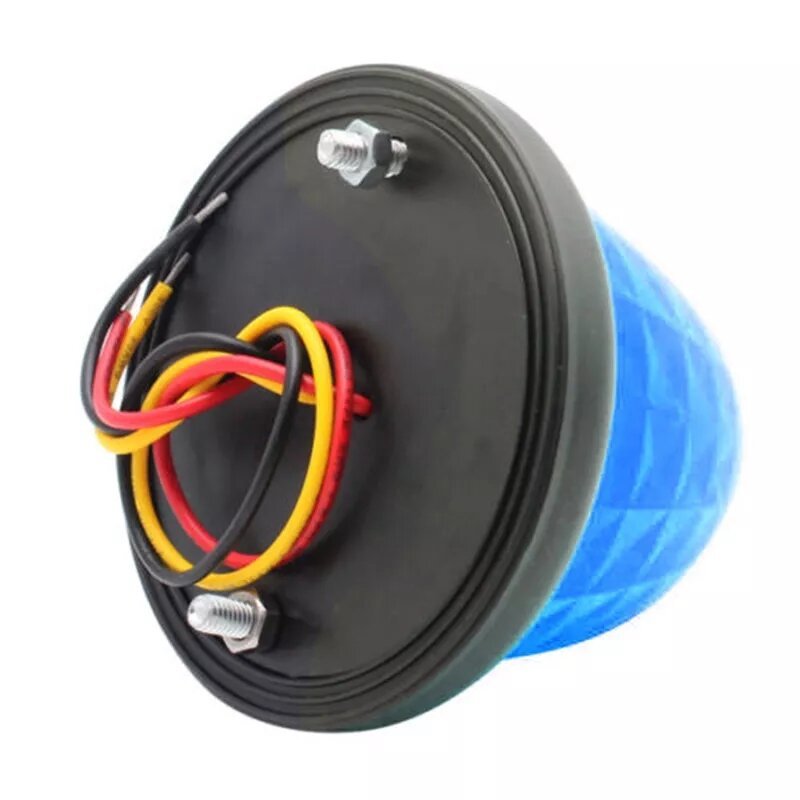 High Quality 12V-24V Round Beehive Cone Trailer Blue Color LED Side Marker Lamp Lights Low Power Round for Truck Trailer Marine