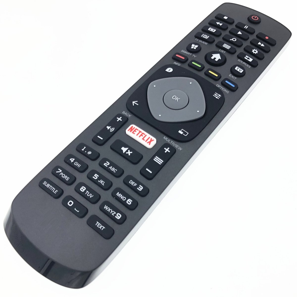 FOR PHILIPS TV 6000 SERIES REMOTE CONTROL REPLACEMENT NETFLIX BUTTON SMART 3D HD