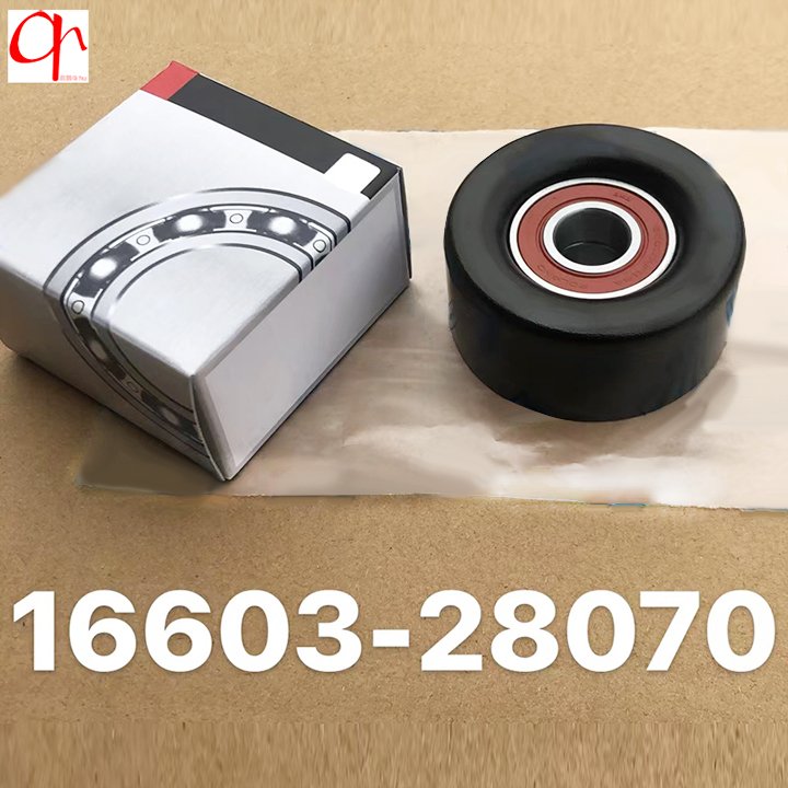 Auto Engine Belt Tensioner Pulley Belt Idler Pulle for 16604-31010 16603-31040 16603-0V020 16601-0V010 for Toyota Tension Pulle