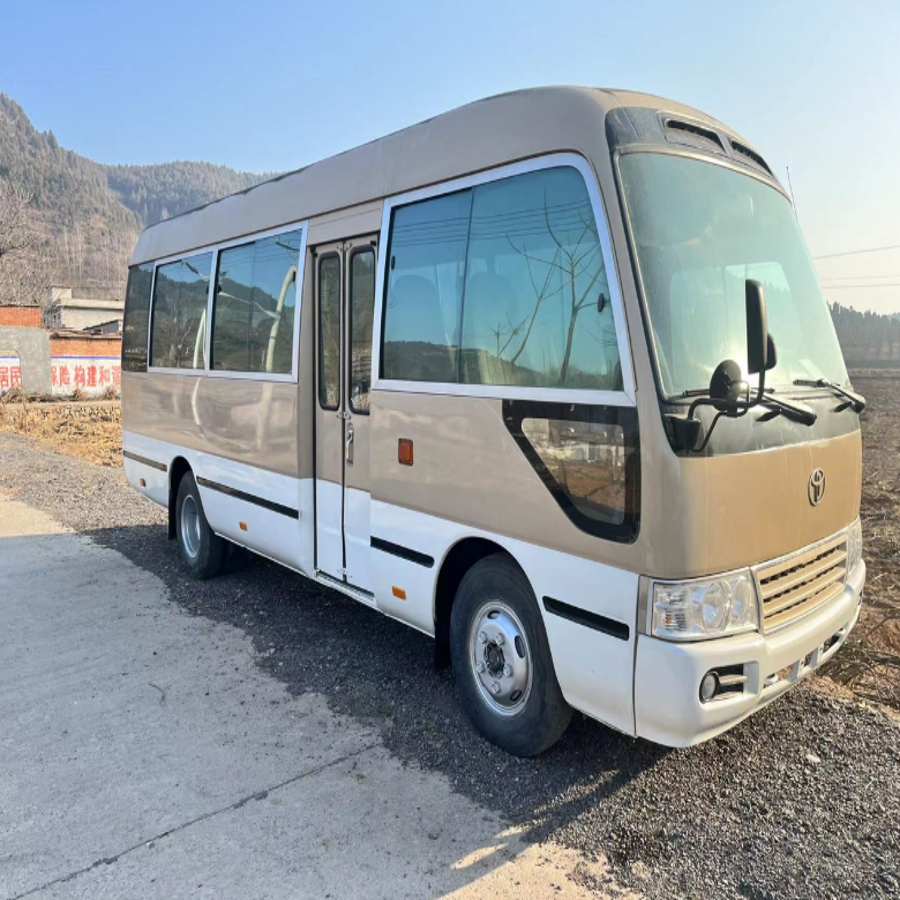 Fresh & Clean Used Toyota Coaster Bus 23-30 Seater Diesel Bus Left Hand Drive Available in Stock Fast Delivery Bulk Order