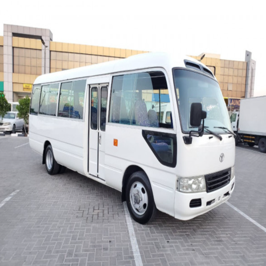 Fresh & Clean Used Toyota Coaster Bus 23-30 Seater Diesel Bus Left Hand Drive Available in Stock Fast Delivery Bulk Order