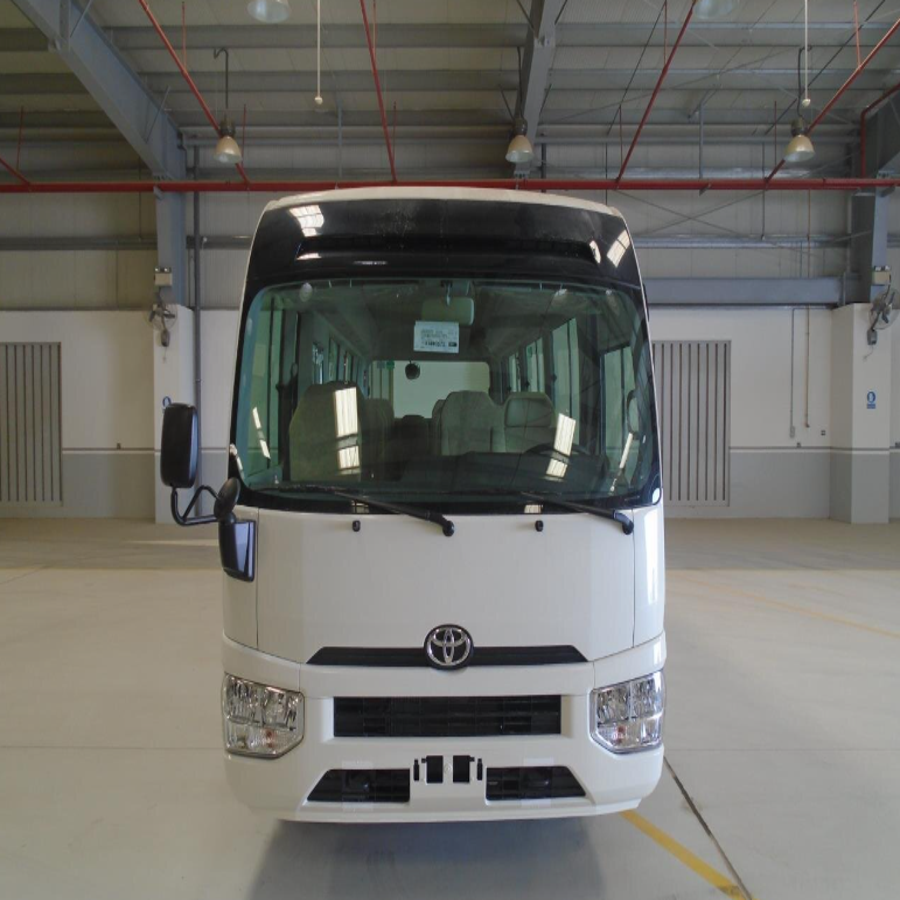 Fresh & Clean Used Toyota Coaster Bus 23-30 Seater Diesel Bus Left Hand Drive Available in Stock Fast Delivery Bulk Order