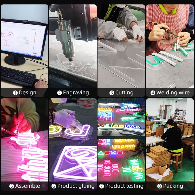 Wholesale Customization Butterfly Led Light Decoration Neon Light Sign Flexible Led Display for Bedroom Room Decor Neon Sign