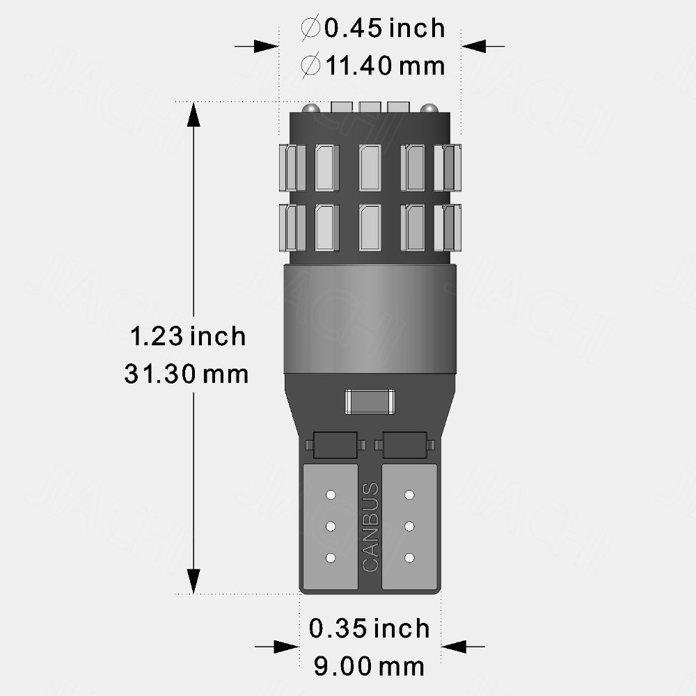 JIACHI FACTORY W5w Lamp T10 Led Lights Bulbs CANBUS No Error Auto Car License Plate Burner 168 Non-Polarity DC12V 24V 3014 30smd