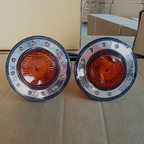 HC-B-2083 Auto Spare Parts coach Led Rear Fog Lamp Bus Round Back Taillight