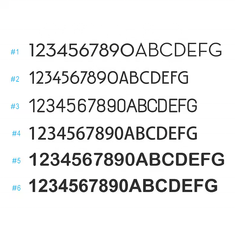House Number Address Signs Perfect for Hotels Restaurants and Residential Homes