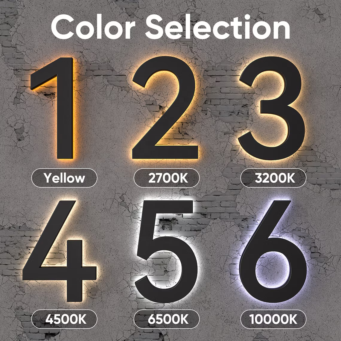 House Number Address Signs Perfect for Hotels Restaurants and Residential Homes