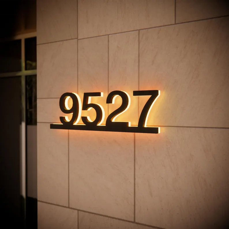House Number Address Signs Perfect for Hotels Restaurants and Residential Homes