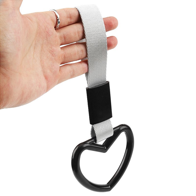 Ring Heart JDM Train Bus Handle Hand Strap Drift Charm Strap Drift Auto Accessories Car Styling