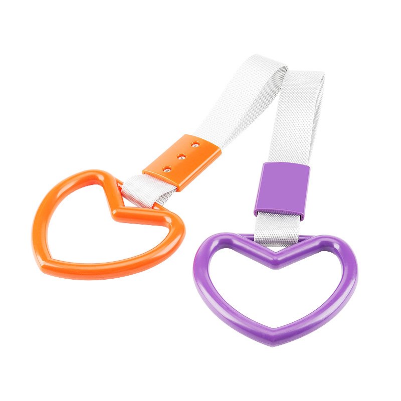 Ring Heart JDM Train Bus Handle Hand Strap Drift Charm Strap Drift Auto Accessories Car Styling
