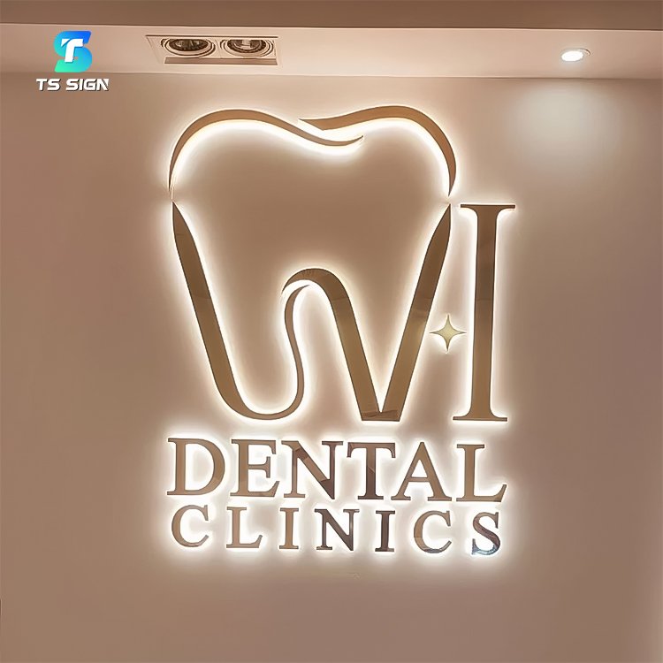 High Quality Led Illuminated Sign Acrylic Channel Letter Backlit Sign for Business Outdoor Signage Metal Backlit Sign