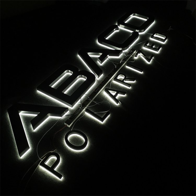 Custom Make logo for My Company Lighted Alphabet Metal Letter Sign Light up Letters Backlit Led Channel Letters Sign