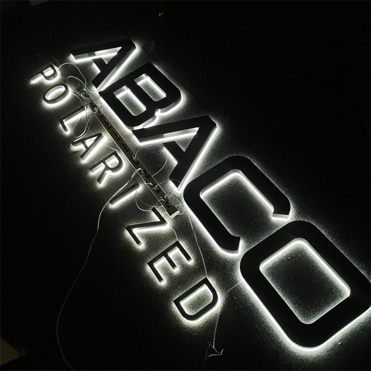 Custom Make logo for My Company Lighted Alphabet Metal Letter Sign Light up Letters Backlit Led Channel Letters Sign