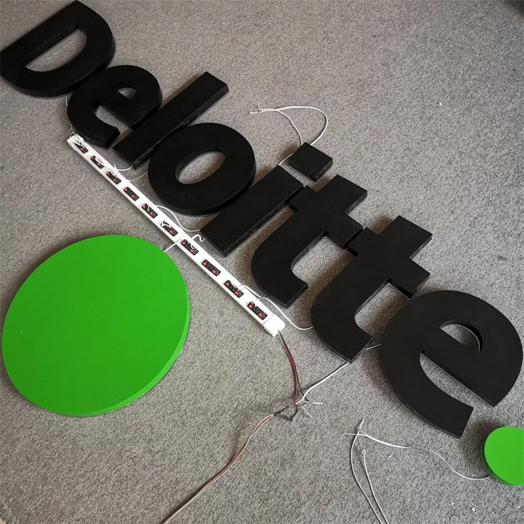 Custom Make logo for My Company Lighted Alphabet Metal Letter Sign Light up Letters Backlit Led Channel Letters Sign