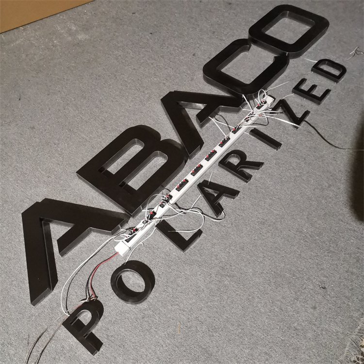 Custom Make logo for My Company Lighted Alphabet Metal Letter Sign Light up Letters Backlit Led Channel Letters Sign