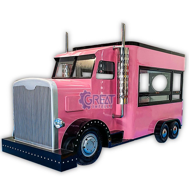 Factory Direct Sale Pizza- Two Story Luxury Double Decker Bus Mobile Drink Truck Fast Food Caravan
