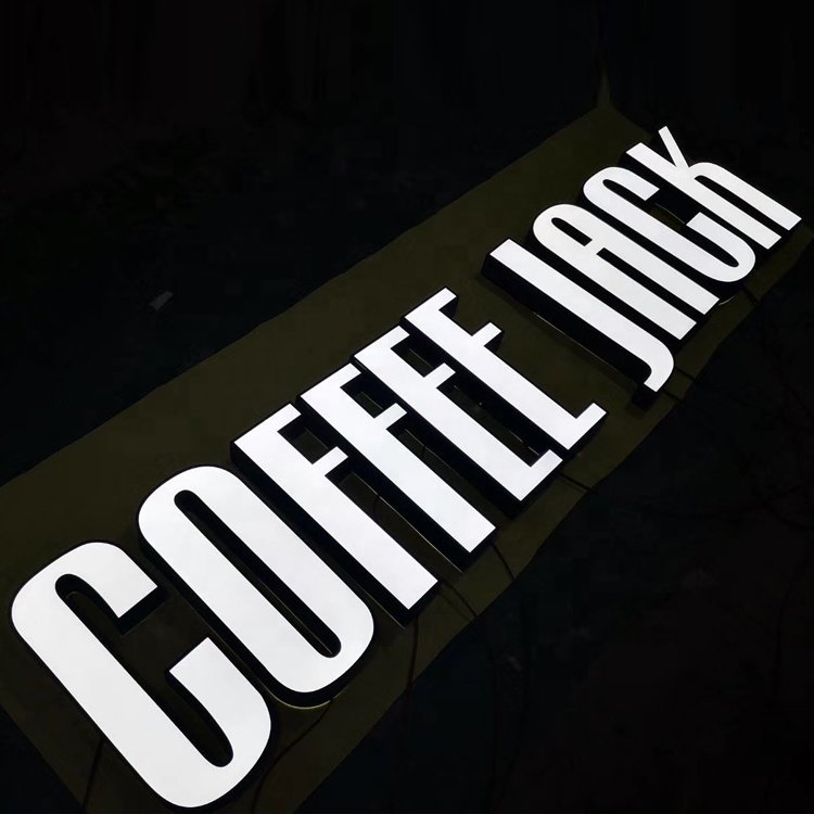 Hot Selling Custom Outdoor 3D Signs Illuminated Acrylic Letters Sign Led Lighted Logo
