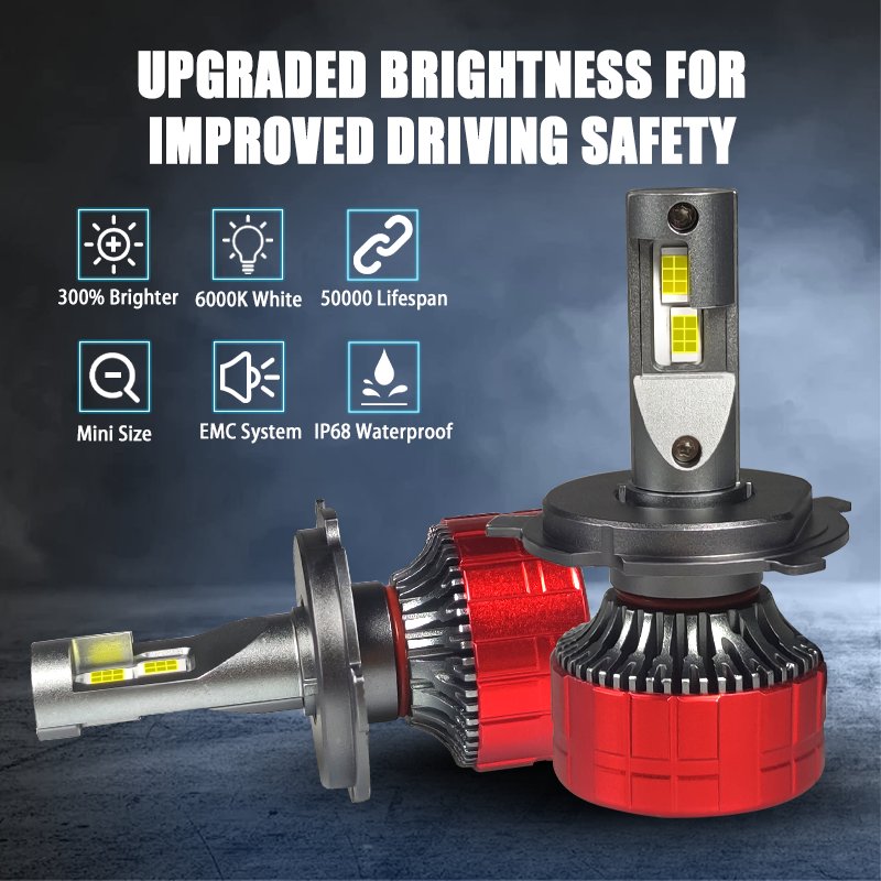 High Power M8 Pro Led Headlight 130w M8 Pro Led H11 LED Bulb 130w Led Headlights 65w Led Light H7 H4 H3 White 3570 Csp